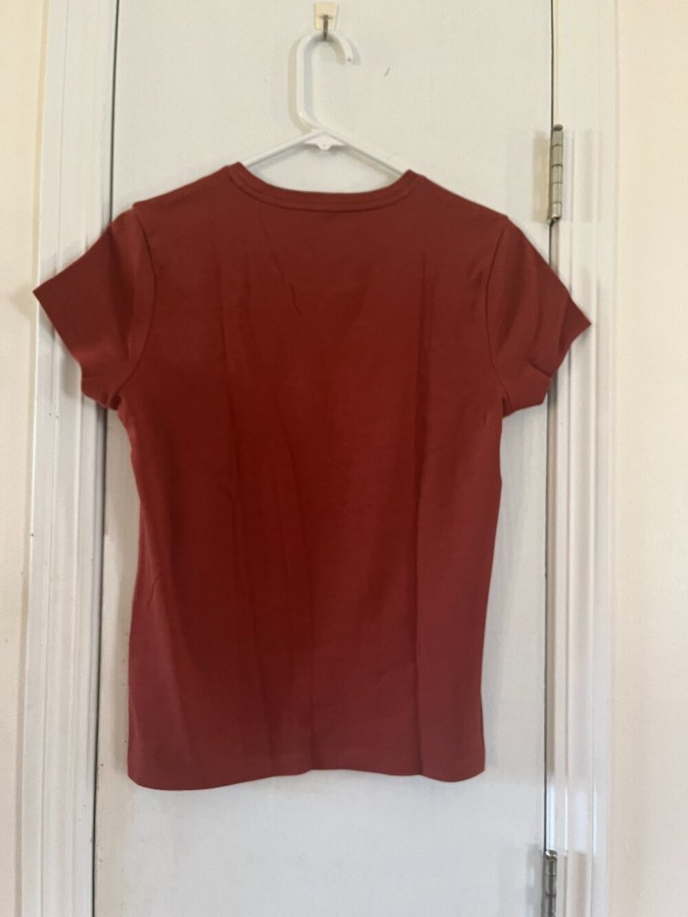 Rust J Crew Essential Tee - Picture 2 of 2